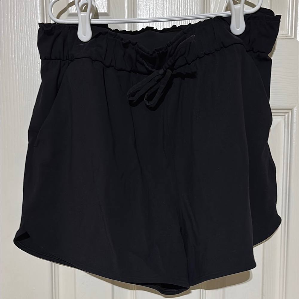 Lululemon Athletica High Waist Black Shorts for Effortless Style